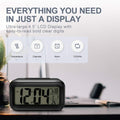 AERYS Digital Alarm Clock with Automatic Sensor, Date & Temperature Display – Desk Clock for Home, Office & Bedroom