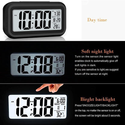 AERYS Digital Alarm Clock side view