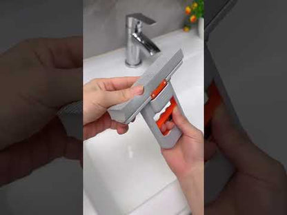 Mini Foldable Desktop Mop – Self-Squeeze Sponge Mop for Kitchen, Bathroom & Glass